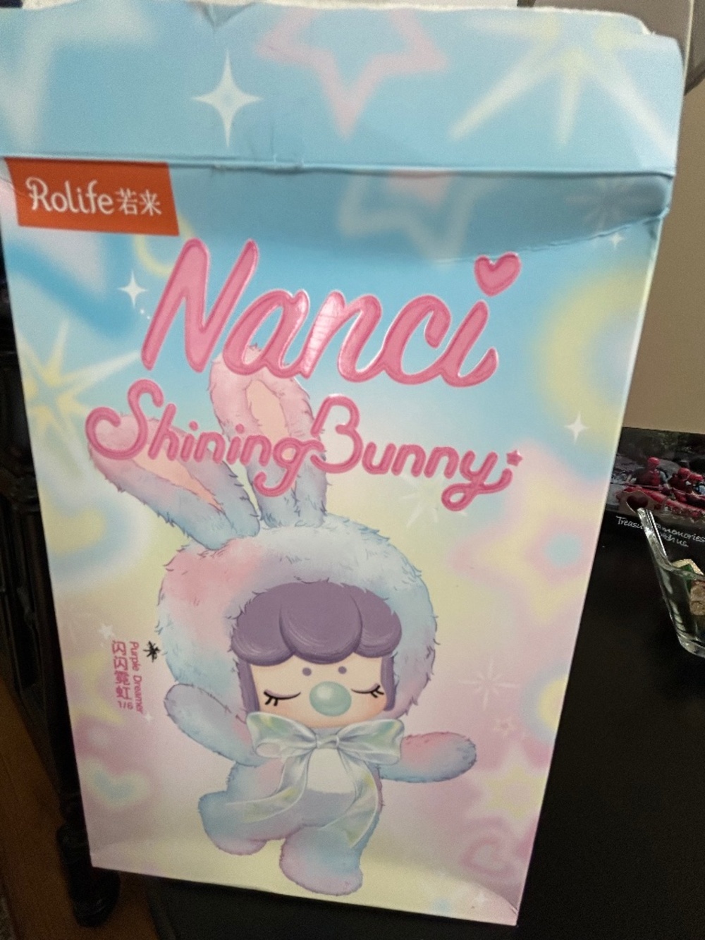Nanci Shining Bunny - New - box open - purple dreamer